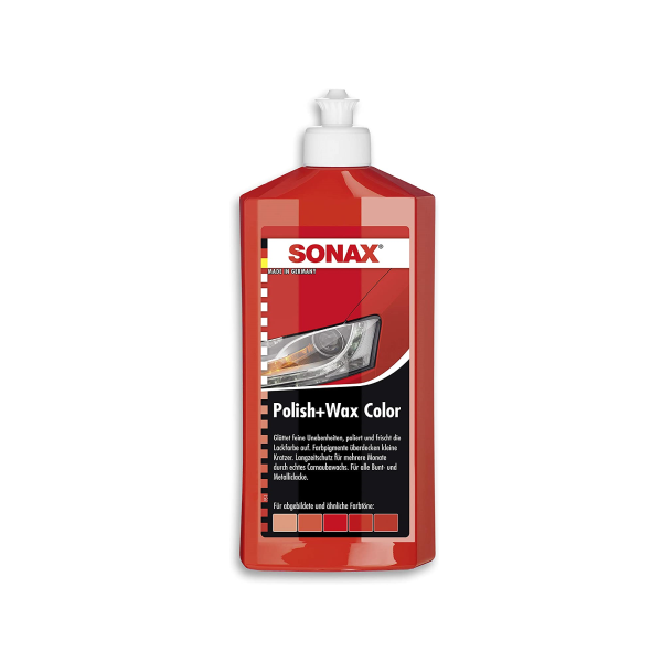 Sonax Color Polish and Wax - Red