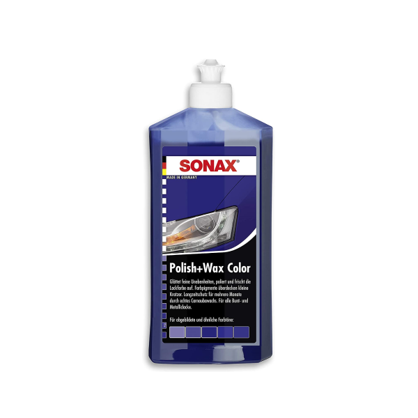 Sonax Color Polish and Wax - Blue