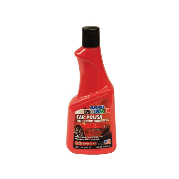 Abro ABROCOLOR&#174; COLORED AUTOMOTIVE POLISH Red