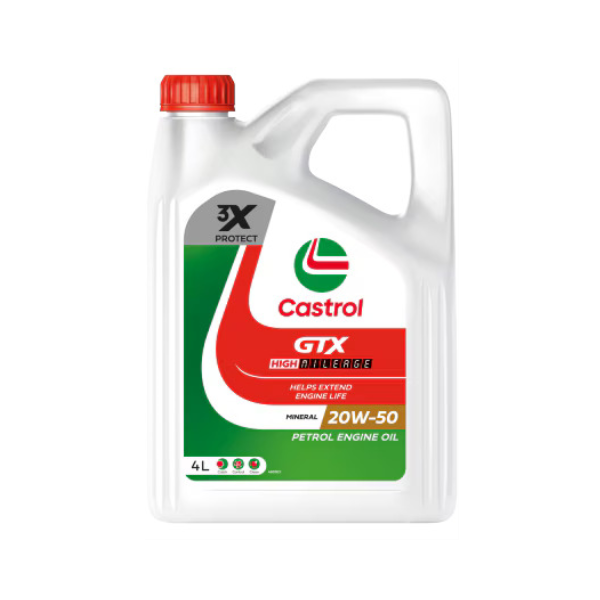 Castrol GTX High Mileage 20W-50 4L