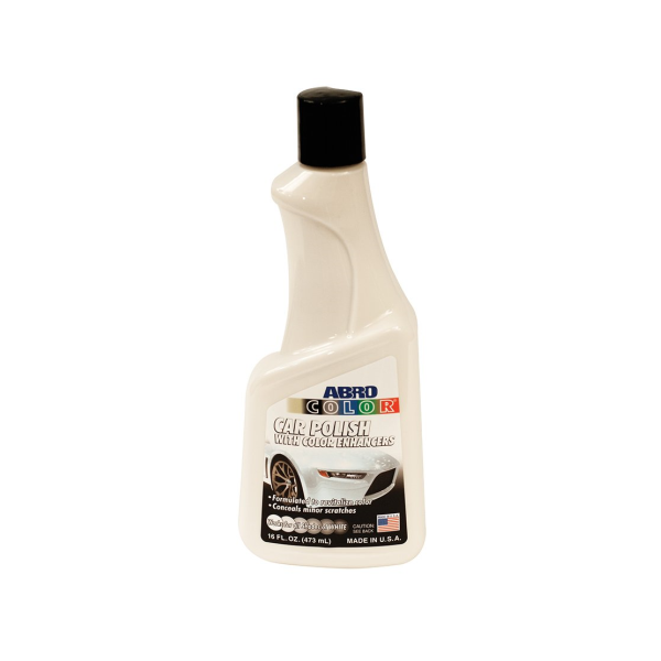 Abro ABROCOLOR&#174; COLORED AUTOMOTIVE POLISH White