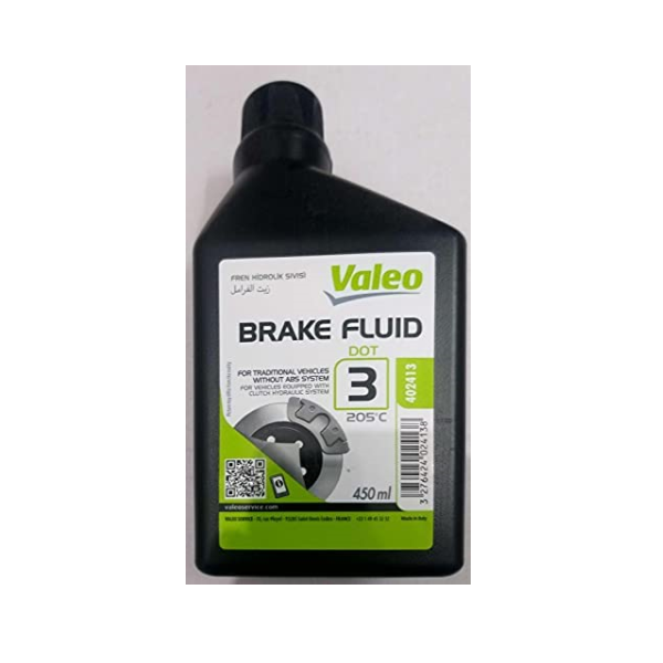 Valeo Dot 3 Brake Fluid , 500 ml