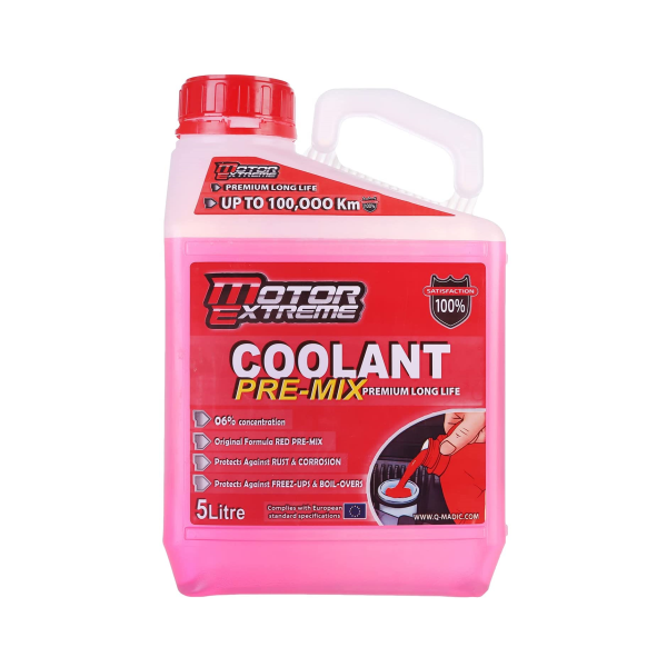 Motor Extreme Coolant Radiator Red Fluid 6% - 5L