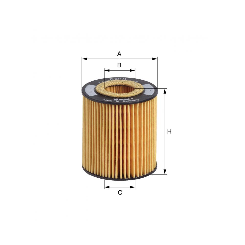 Hengst Oil Filter E29H D89