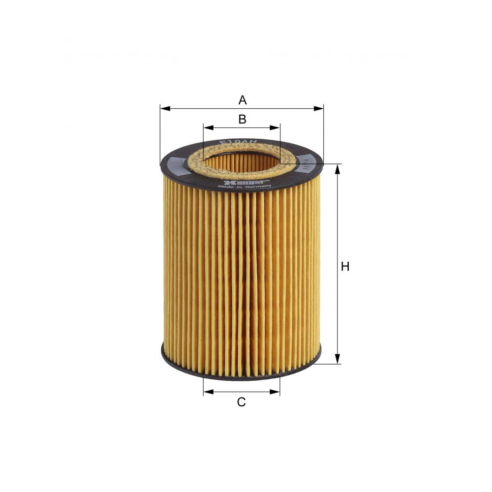 Hengst Oil filter E106H D34