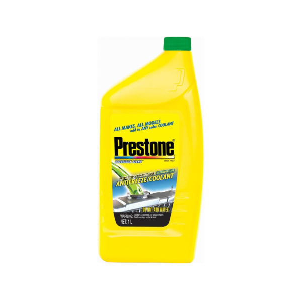 Prestone Premixed Antifreeze Coolant 33% Green 1L