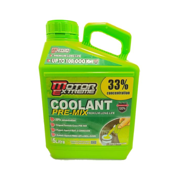 Motor Extreme Coolant Radiator Green Fluid 33% - 5L