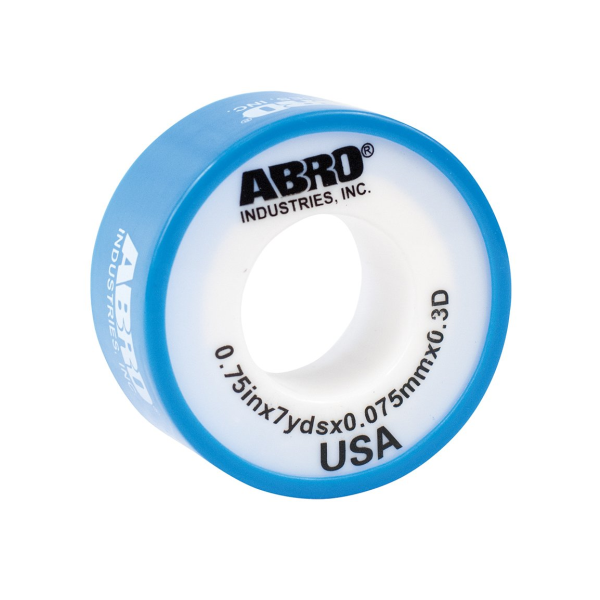 Abro PTFE THREAD SEAL TAPE LIGHT BLUE FOR WATER PIPES 0.75in