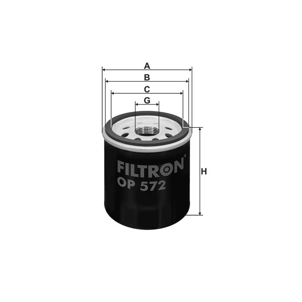 Filtron Oil Filter OP 572