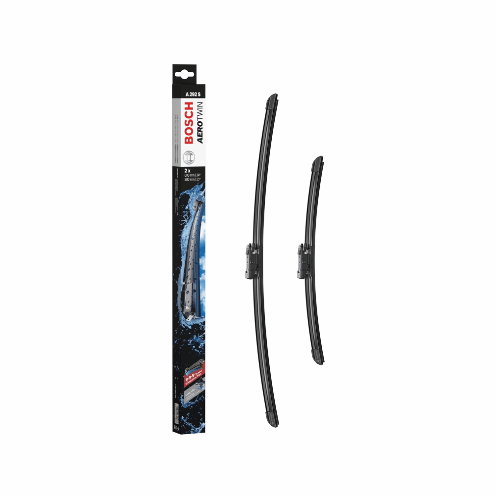 Bosch A292S Bosch Aerotwin Wiper blades / Flat blades set 600+380mm