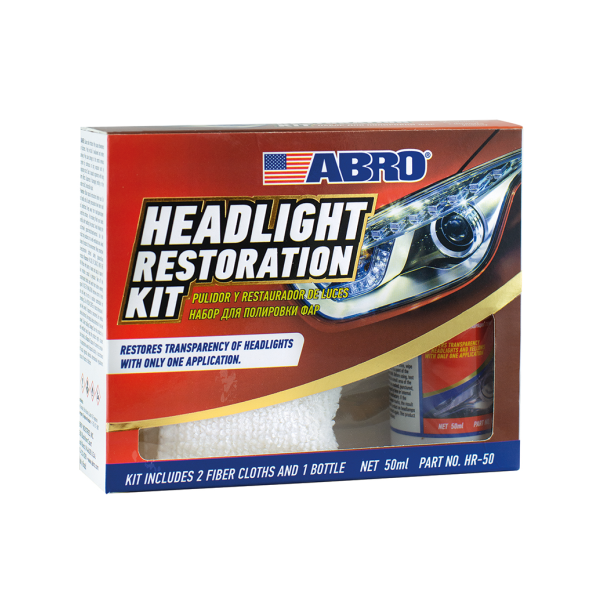 Abro HEADLIGHT RESTORATION KIT