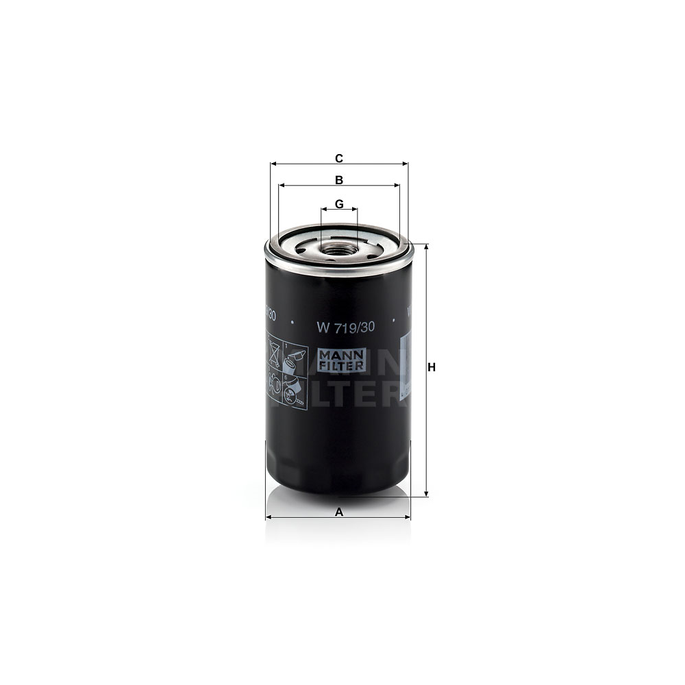 MANN Oil Filter W 719/30