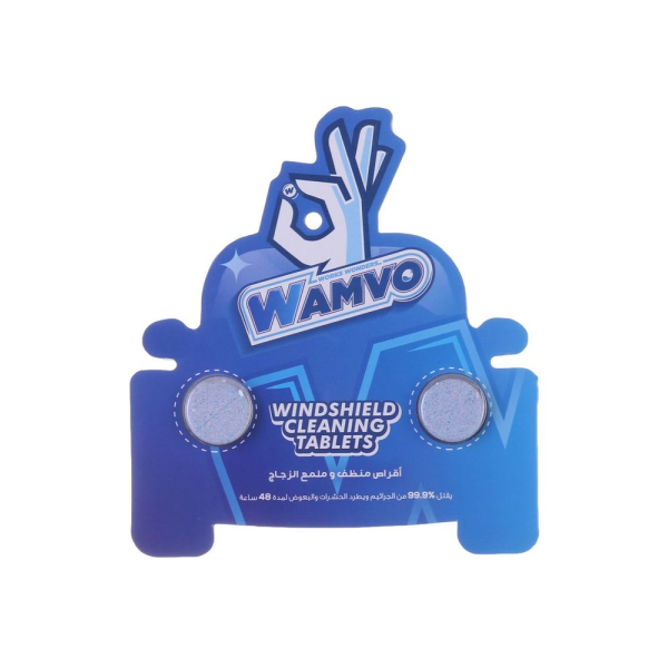 Wamvo tablets for cleaning car window