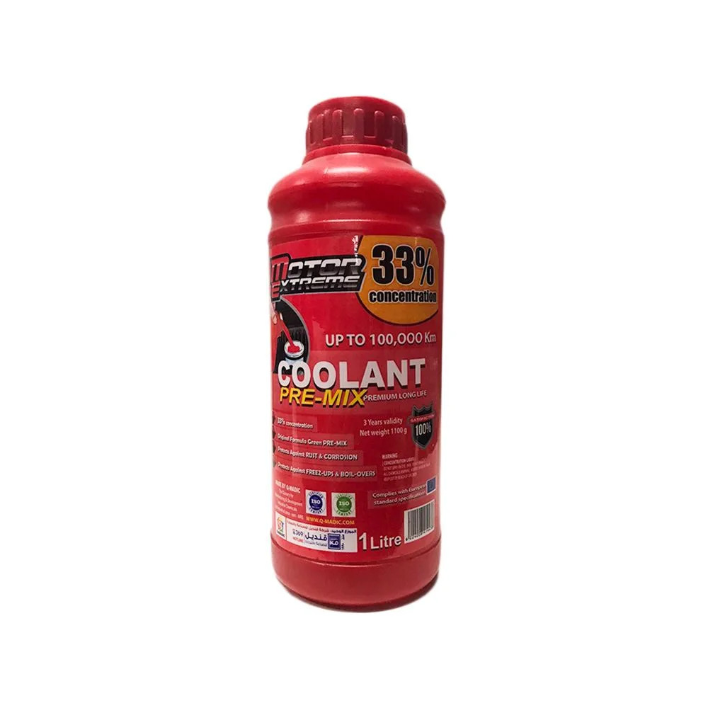 Motor Extreme Coolant Radiator Red Fluid 33% - 1L