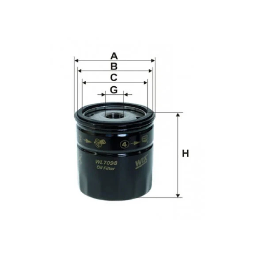 WIX Oil Filter WL7098