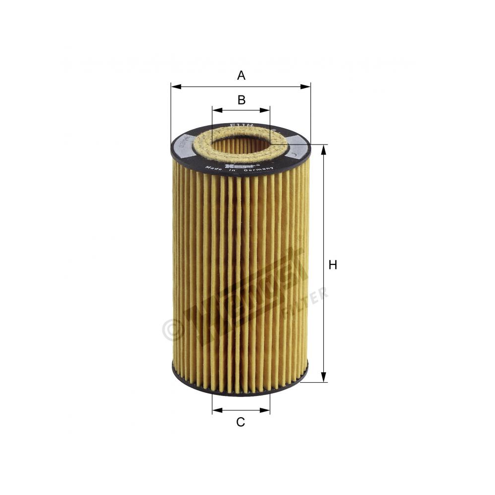 Hengst Oil Filter E11H D155